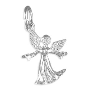 Sterling Silver Guardian Angel Charm for charm bracelet or necklace