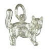 Sterling Silver cat charm