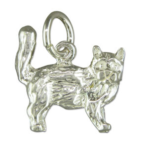 Sterling Silver cat charm