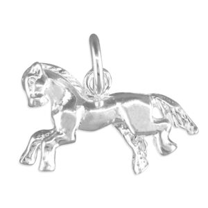 Sterling Silver Pony charm for a charm bracelet or pendant
