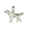 Sterling Silver retriever dog charm for a charm bracelet or pendant