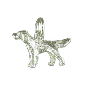 Sterling Silver retriever dog charm for a charm bracelet or pendant