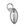 Sterling Silver rugby ball charm or pendant