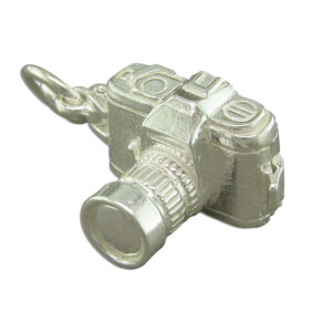 sterling silver camera charm for charm bracelet