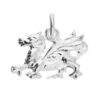 Sterling Silver Welsh Dragon charm for charm bracelets or pendant